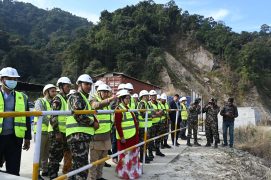 काठमाडौं–तराई मधेस द्रुतमार्ग निरीक्षणमा पुगे राष्ट्रपति