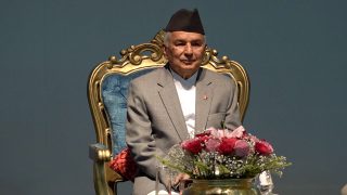 बेलायती राजकुमार दम्पतीले राष्ट्रपतिलाई भेट्दै