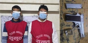 पेस्तोल सहित दुई जनालाई पक्राउ