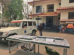 भारतीय एम्बुलेन्समा ठूलो परिमाणमा अवैध लागू औषध बरामद, चार जना पक्राउ