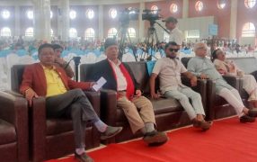 पक्राउ पुर्जी जारी भएका सांसद पन्थी बुद्ध जयन्तीको कार्यक्रममा विशेष अतिथि