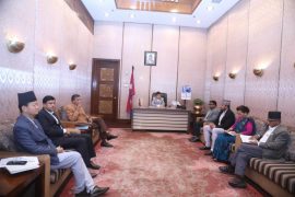 सभामुख घिमिरेद्वारा संसद् अवरोध हटाउन प्रमुख सचेतकसँग छलफल