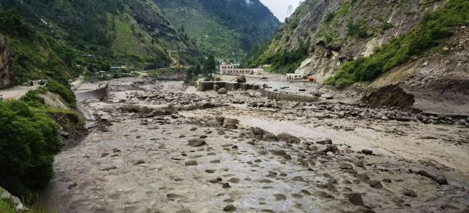 बुढीगण्डकी नदीमा आएको बाढीले ४१२ मेगावाटका चार जलविद्युत् आयोजनामा क्षति