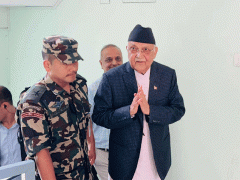 पूर्वराष्ट्रपति भण्डारीलाई भेट्न ओली पनि च्यासलमा