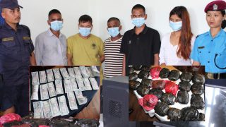 नक्कली नोट र अवैध लागूऔषध अफिम सहित पाँच जना पक्राउ