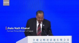 पूर्वप्रधानमन्त्री खनालको बेइजिङमा सम्बोधन– हाम्रो सम्बन्ध सगरमाथा जस्तै अग्लो, स्थिर र अटल बनाउन चाहन्छौं