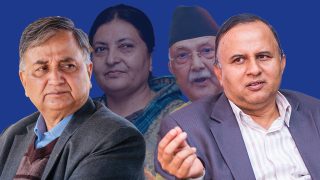 एमाले सचिवालय बैठकपछि दुई पोखरेलको ‘स्टाटस वार’