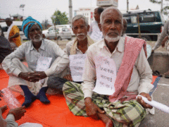 अनुदानको माग गर्दै उखु किसानको काठमाडौँमा प्रदर्शन