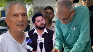 हस्ताक्षरपछि बाबुराम पुगे रवि लामिछानेलाई भेट्न कारागार