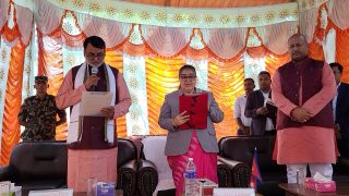 मधेश प्रदेशका नवनियुक्त मुख्यमन्त्री सोनलले लिए सपथ