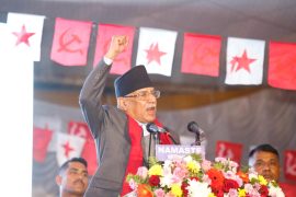 प्रचण्डको दाबी– देशमा देखिएका चुनौतीको सामना गर्न नयाँ शक्ति निर्माण भयो