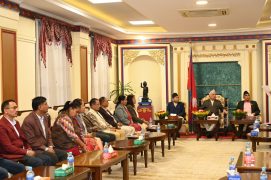 संघ र प्रदेश संसद्का पदाधिकारीलाई राष्ट्रपतिले भने– लोकतन्त्र द्वन्द्वमा होइन संवादमा बलियो हुन्छ