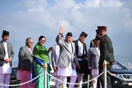 स्वदेश फर्किए राष्ट्रपति पौडेल