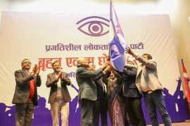 तस्बिरमा हेर्नुहोस् प्रगतिशील लोकतान्त्रिक पार्टी घोषणा