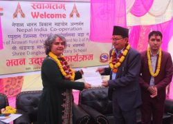 भारतको सहयोगमा प्युठानमा विद्यालय भवन निर्माण