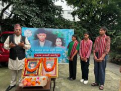 नवराज शारदा स्मृति समाजबाट तीन छात्राहरूलाई  छात्रवृत्ति प्रदान
