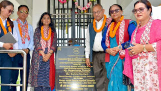 झापामा विद्यालय भवनको शिलान्यास