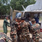 भोटेकोशी बाढीपछि उद्धार शुरु, १२ हेलिकप्टर परिचालन