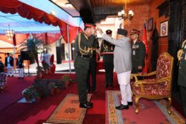 भारतीय सेनाध्यक्ष सेठलाई नेपाली सेनाको मानार्थ महारथीको दर्जा प्रदान