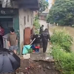 बल्खु खोलाको बाढीले किनारका घर जोखिममा, २० जनालाई सारियो