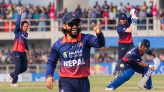 अफगानिस्तानलाई हराउँदै एसियाली खेलकुदको क्रिकेटमा नेपालको विजयी शुरुवात