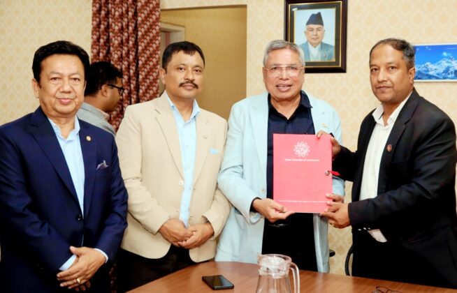 बिल-बिजकलाई बिक्रीसम्बन्धी करारको आधार मान्नुपर्ने चेम्बरको प्रस्ताव
