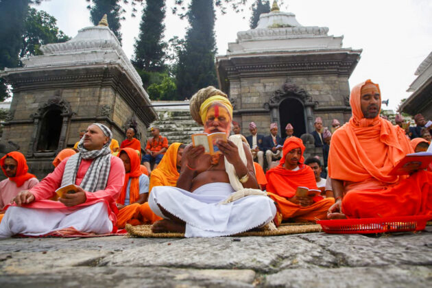 अकाल मृत्यु निवारणको कामनासहित रसुवा बाढीमा दिवंगतप्रति सामूहिक धार्मिक अनुष्ठान