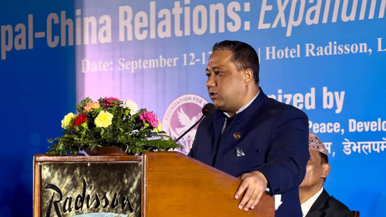 नेपाल र चीनबीच विपद् प्रतिरोध र प्रविधि सहकार्य विस्तार हुनुपर्छ : मन्त्री खनाल