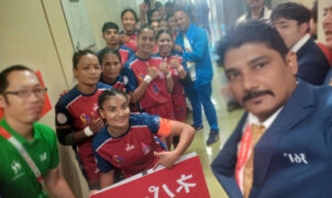 एशियाली खेलकुदमा नेपाली महिला कबड्डी टिम दोस्रो खेलमा पराजित