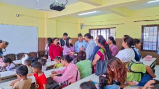 रसुवा भोटेकोशी बाढी प्रभावित बालबालिकालाई काठमाडौंमा विद्यालय भर्ना